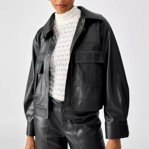 Sanctuary Faux Leather Jacket - Picture 1 of 6